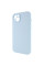 Чехол Silicone Case Full Camera Protective (AA) NO LOGO для Apple iPhone 15 (6.1) - Голубой / Sweet Blue - фото