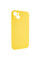 Чехол Silicone Case Full Camera Protective (AA) NO LOGO для Apple iPhone 15 (6.1) - Желтый / Yellow - фото