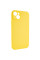 Чохол Silicone Case із захистом камери NO LOGO для Apple iPhone 15 (6.1) - Жовтий / Yellow - фото