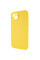 Чехол Silicone Case Full Camera Protective (AA) NO LOGO для Apple iPhone 15 (6.1) - Желтый / Yellow - фото