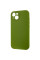 Чехол Silicone Case Full Camera Protective (AA) NO LOGO для Apple iPhone 15 (6.1) - Зеленый / Dark Olive - фото