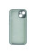 Чохол Silicone Case із захистом камери NO LOGO для Apple iPhone 15 (6.1) - Зелений / Pine green - фото