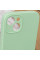 Чехол Silicone Case Full Camera Protective (AA) NO LOGO для Apple iPhone 15 (6.1) - Зеленый / Pistachio - фото