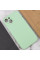 Чехол Silicone Case Full Camera Protective (AA) NO LOGO для Apple iPhone 15 (6.1) - Зеленый / Pistachio - фото