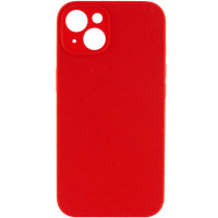 Чехол Silicone Case Full Camera Protective (AA) NO LOGO для Apple iPhone 15 (6.1) - Красный / Red