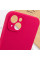 Чехол Silicone Case Full Camera Protective (AA) NO LOGO для Apple iPhone 15 (6.1) - Красный / Rose Red - фото