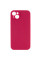 Чехол Silicone Case Full Camera Protective (AA) NO LOGO для Apple iPhone 15 (6.1) - Красный / Rose Red - фото