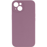 Чехол Silicone Case Full Camera Protective (AA) NO LOGO для Apple iPhone 15 (6.1) - Лиловый / Lilac Pride