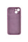 Чехол Silicone Case Full Camera Protective (AA) NO LOGO для Apple iPhone 15 (6.1) - Лиловый / Lilac Pride - фото