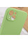 Чехол Silicone Case Full Camera Protective (AA) NO LOGO для Apple iPhone 15 (6.1) - Мятный / Mint - фото