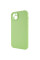 Чехол Silicone Case Full Camera Protective (AA) NO LOGO для Apple iPhone 15 (6.1) - Мятный / Mint - фото