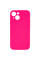 Чехол Silicone Case Full Camera Protective (AA) NO LOGO для Apple iPhone 15 (6.1) - Розовый / Barbie pink - фото