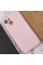 Чехол Silicone Case Full Camera Protective (AA) NO LOGO для Apple iPhone 15 (6.1) - Розовый / Chalk Pink - фото