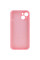 Чохол Silicone Case із захистом камери NO LOGO для Apple iPhone 15 (6.1) - Рожевий / Light pink - фото