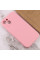 Чохол Silicone Case із захистом камери NO LOGO для Apple iPhone 15 (6.1) - Рожевий / Light pink - фото