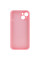 Чехол Silicone Case Full Camera Protective (AA) NO LOGO для Apple iPhone 15 (6.1) - Розовый / Light pink - фото