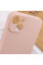 Чехол Silicone Case Full Camera Protective (AA) NO LOGO для Apple iPhone 15 (6.1) - Розовый / Pink Sand - фото