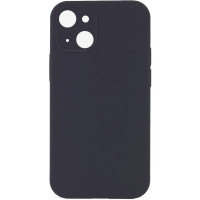 Чехол Silicone Case Full Camera Protective (AA) NO LOGO для Apple iPhone 15 (6.1) - Серый / Dark Gray