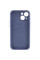 Чехол Silicone Case Full Camera Protective (AA) NO LOGO для Apple iPhone 15 (6.1) - Серый / Lavender Gray - фото