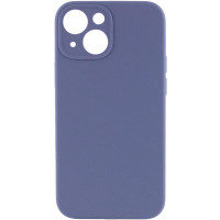 Чохол Silicone Case із захистом камери NO LOGO для Apple iPhone 15 (6.1) - Сірий / Lavender Gray