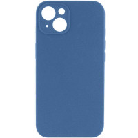 Чехол Silicone Case Full Camera Protective (AA) NO LOGO для Apple iPhone 15 (6.1) - Синий / Blue Jay