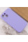 Чехол Silicone Case Full Camera Protective (AA) NO LOGO для Apple iPhone 15 (6.1) - Сиреневый / Dasheen - фото