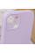 Чехол Silicone Case Full Camera Protective (AA) NO LOGO для Apple iPhone 15 (6.1) - Сиреневый / Lilac - фото