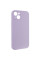 Чехол Silicone Case Full Camera Protective (AA) NO LOGO для Apple iPhone 15 (6.1) - Сиреневый / Lilac - фото