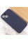 Чехол Silicone Case с защитой камеры NO LOGO для Apple iPhone 15 (6.1) - Темно-синий / Midnight blue - фото