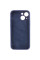 Чехол Silicone Case с защитой камеры NO LOGO для Apple iPhone 15 (6.1) - Темно-синий / Midnight blue - фото