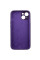 Чехол Silicone Case Full Camera Protective (AA) NO LOGO для Apple iPhone 15 (6.1) - Фиолетовый / Elderberry - фото