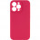 Чехол Silicone Case Full Camera Protective (AA) NO LOGO для Apple iPhone 15 Pro (6.1) - Красный / Rose Red