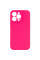 Чехол Silicone Case Full Camera Protective (AA) NO LOGO для Apple iPhone 15 Pro (6.1) - Розовый / Barbie pink - фото