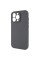 Чехол Silicone Case Full Camera Protective (AA) NO LOGO для Apple iPhone 15 Pro (6.1) - Серый / Dark Gray - фото