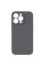 Чехол Silicone Case Full Camera Protective (AA) NO LOGO для Apple iPhone 15 Pro (6.1) - Серый / Dark Gray - фото