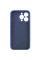 Чехол Silicone Case Full Camera Protective (AA) NO LOGO для Apple iPhone 15 Pro (6.1) - Синий / Deep navy - фото