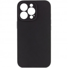 Чохол Silicone Case Full Camera Protective (AA) NO LOGO для Apple iPhone 15 Pro (6.1) - Чорний / Black