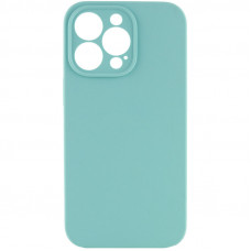 Чохол Silicone Case Full Camera Protective (AA) NO LOGO для Apple iPhone 15 Pro Max (6.7) - Бірюзовий / Marine Green