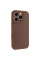 Чехол Silicone Case с защитой камеры NO LOGO для Apple iPhone 16 Pro (6.3) - Коричневый / Brown - фото