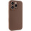 Чехол Silicone Case с защитой камеры NO LOGO для Apple iPhone 16 Pro (6.3) - Коричневый / Brown