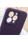 Чехол Silicone Case с защитой камеры NO LOGO для Apple iPhone 16 Pro Max (6.9) - Фиолетовый / Elderberry - фото