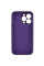 Чехол Silicone Case с защитой камеры NO LOGO для Apple iPhone 16 Pro Max (6.9) - Фиолетовый / Elderberry - фото