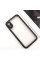 Чехол Transparent + Colour 1,5mm для Apple iPhone XR (6.1) - Black - фото