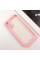 Чехол Transparent + Colour 1,5mm для Apple iPhone XR (6.1) - Pink - фото