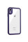 Чехол Transparent + Colour 1,5mm для Apple iPhone XR (6.1) - Purple - фото