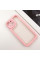 Чехол Transparent + Colour 1,5mm для Apple iPhone 13 (6.1) - Pink - фото