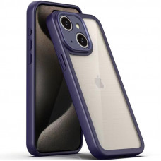 Чехол Transparent + Colour 1,5mm для Apple iPhone 15 (6.1) - Purple