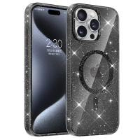 Чохол TPU Eclipse Sparkle (MagFit) для Apple iPhone 12 Pro / 12 (6.1) - Black