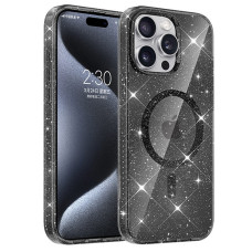 Чохол TPU Eclipse Sparkle (MagFit) для Apple iPhone 12 Pro / 12 (6.1) - Black