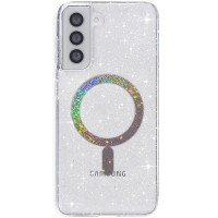 Чохол TPU Eclipse Sparkle (MagFit) для Samsung Galaxy S22 - Clear